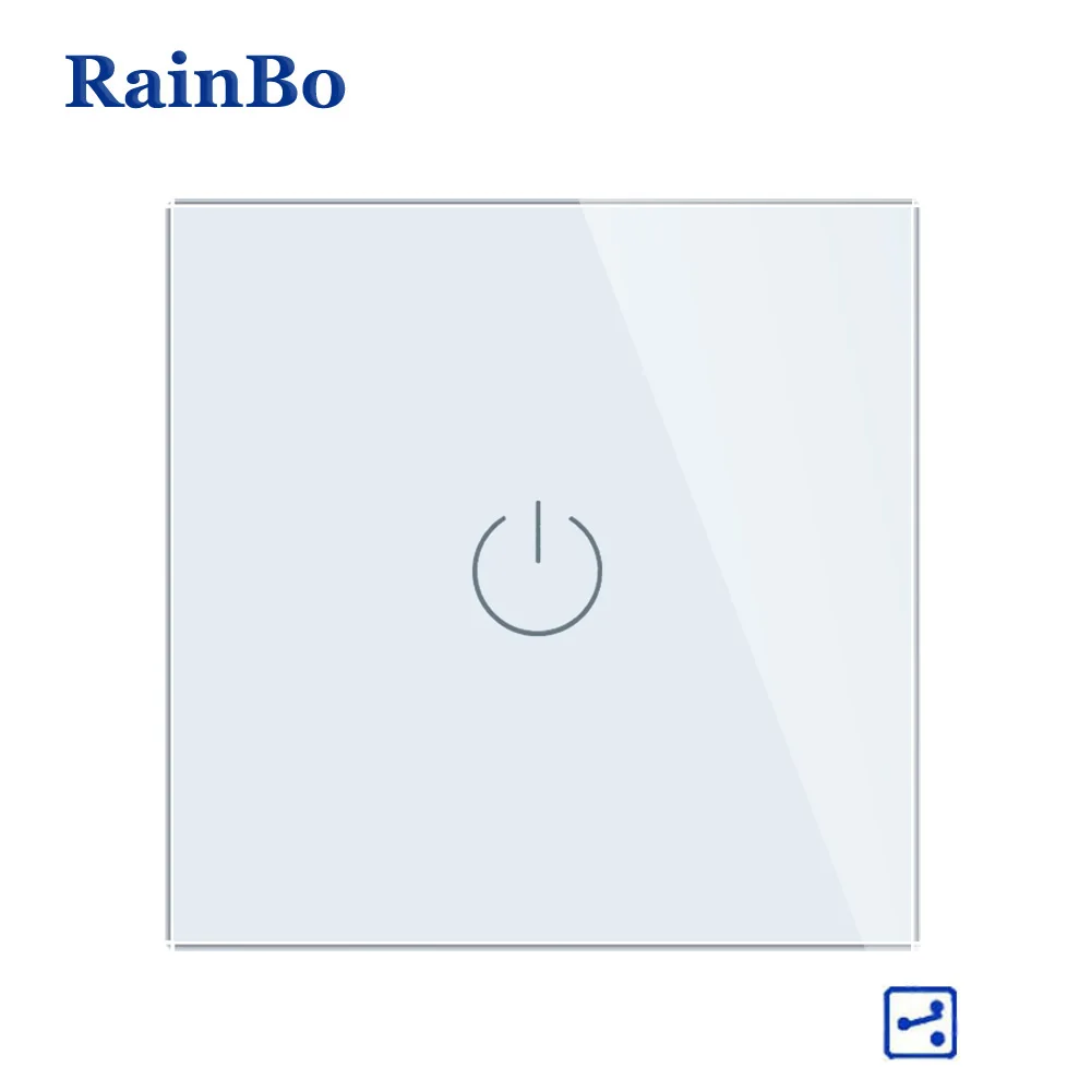 Rainbo Кристалл Стекло Панель стена ЕС Стандартный 110 ~ 250 В сенсорный выключатель