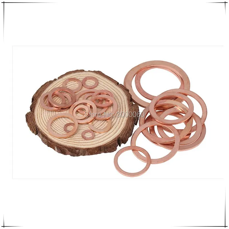 M12x16mmx 1.5mm Red Copper Sealing Gasket Washer For Watch Marine 100pcs/lot | Обустройство дома