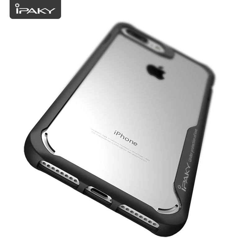 Чехол iPaky для iPhone 8 Plus SE 2020 силиконовый акриловый Гибридный противоударный