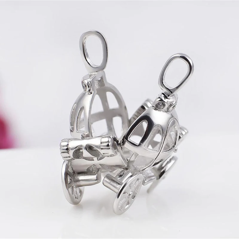 Цепочка с подвеской в виде тыквы для детей из серебра 925 пробы|necklace angel|design