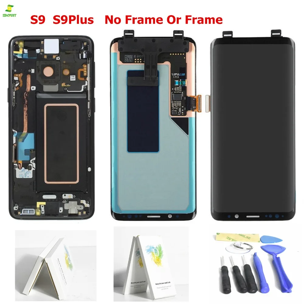 Экран для Samsung Galaxy S9 PLUS ЖК дисплей сенсорный экран дигитайзер в сборе + sS9 G960F G965F G960