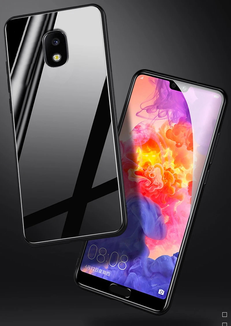 YonLinTan coque, чехол, чехол, для Samsung Galaxy J7 j730 Pro Жесткий 3d on 360 Защитный чехол из закаленного стекла для задней панели телефона роскошный чехол s