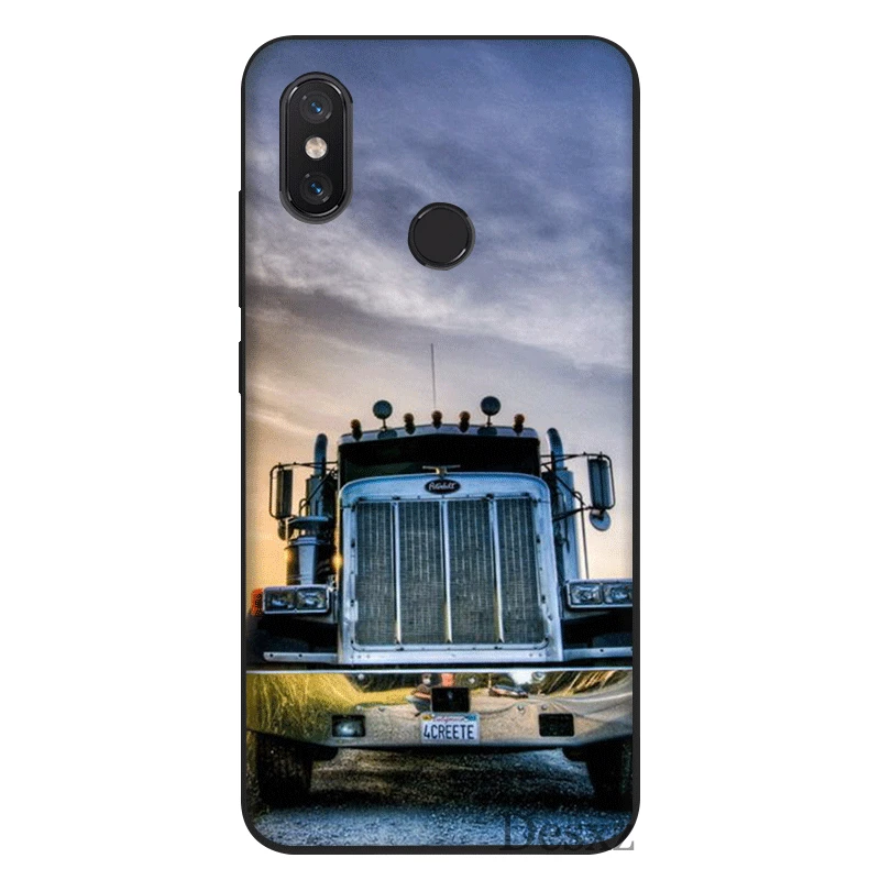Чехол для Xiaomi MiMAX3 6 8 9 10 SE A1 2 3 9T CC9 E Pro LiteSilicone чехол грузовиков | Мобильные телефоны и