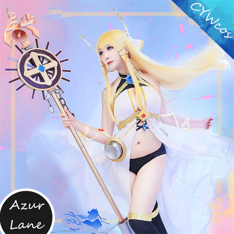 Игры Azur Lane Косплэй победы командир Костюм Униформа вечерние пикантные топ + шорты