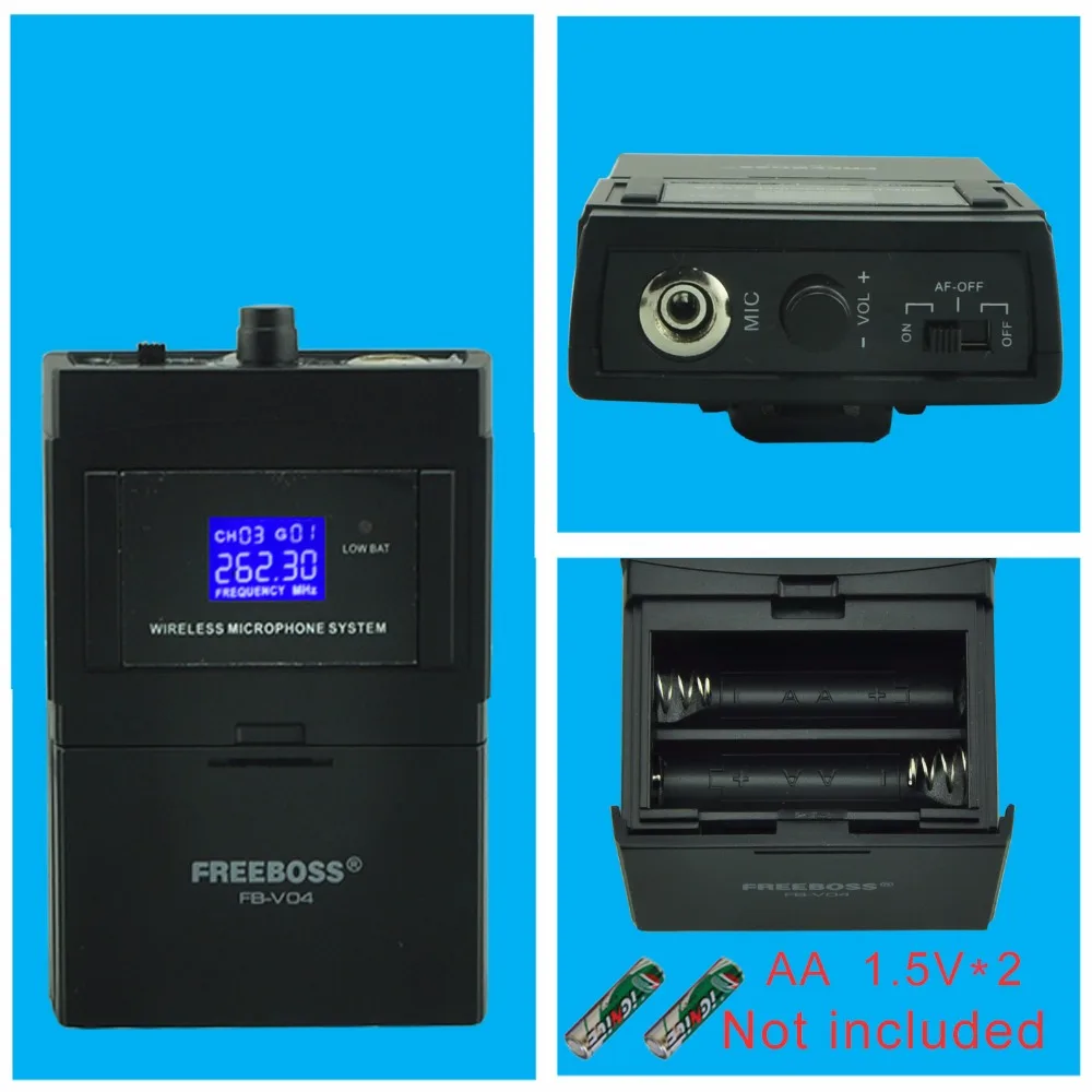 Профессиональные микрофоны FREEBOSS для караоке вечерние VHF KTV 2 портативных и