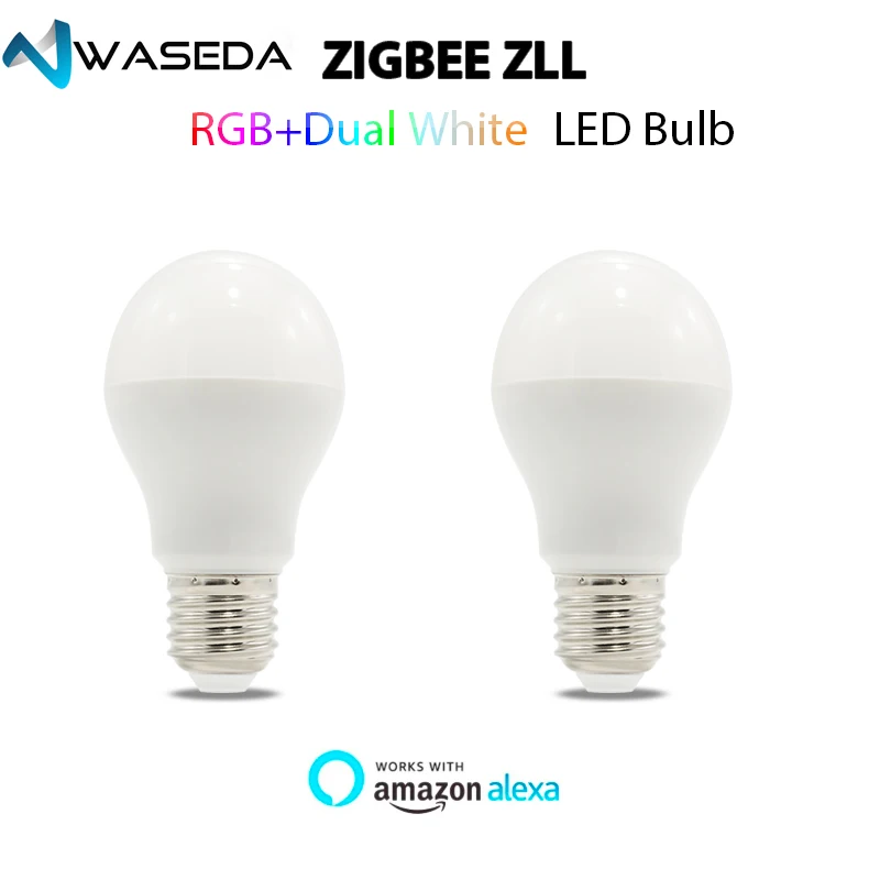 Васэда Светодиодный лампа ZIGBEE ZLL GU10 E27 E26 Dimbare RGBW RGBCCT 6 w 110 v 220 230 Smart свет лампы