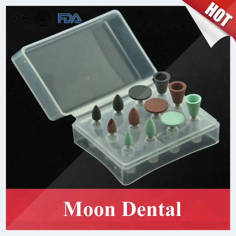 

Popular 12 Pieces/set Rubber Polishers RA Polishing Burs for Amalgam Alloy Polishing Dental Lab Polisher