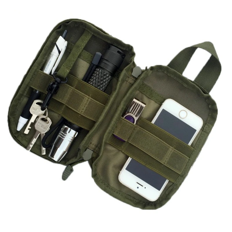 Мужской Дорожный поясной карманный органайзер EDC MOLLE военные поясные сумки для