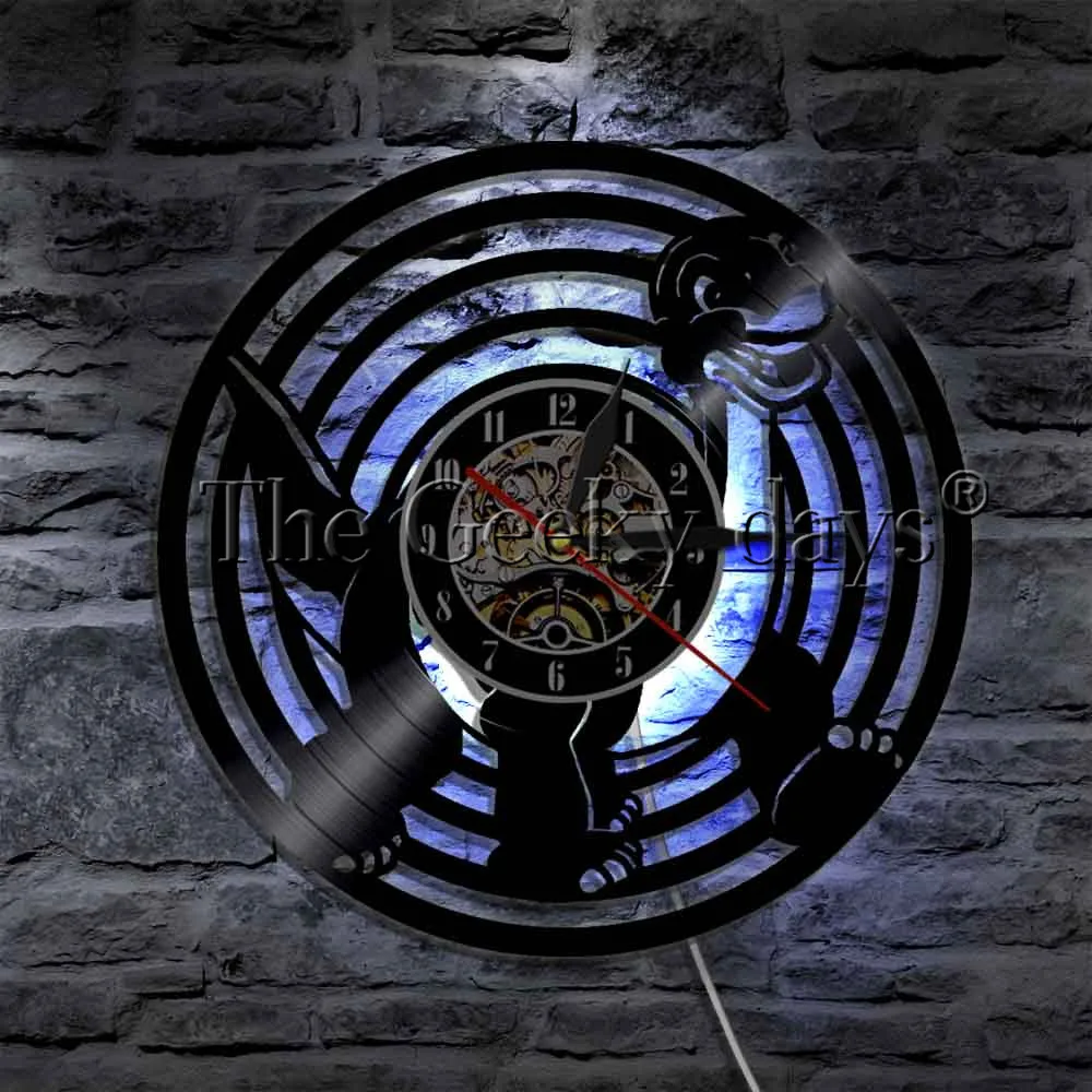 Динозавр настенный светильник светодиодный Декор Дино виниловых пластинок