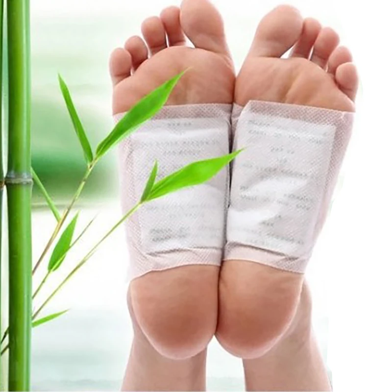 Очищающие подушечки для ног/Патчи ног Kinoki Detox с розничной коробкой и клеем