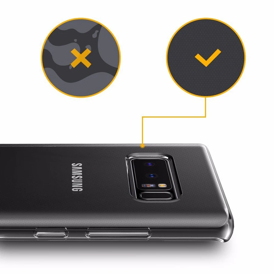 KLOVRRD Clear Soft TPU Case for Samsung Galaxy Note 8 Transparent Protective Cover Ultra thin Protection Note8 | Мобильные телефоны