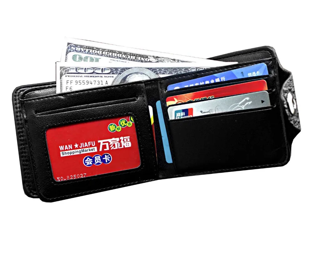 Мужской бумажник в стиле Aligator кожаный кошелек для кредитных карт с безопасной