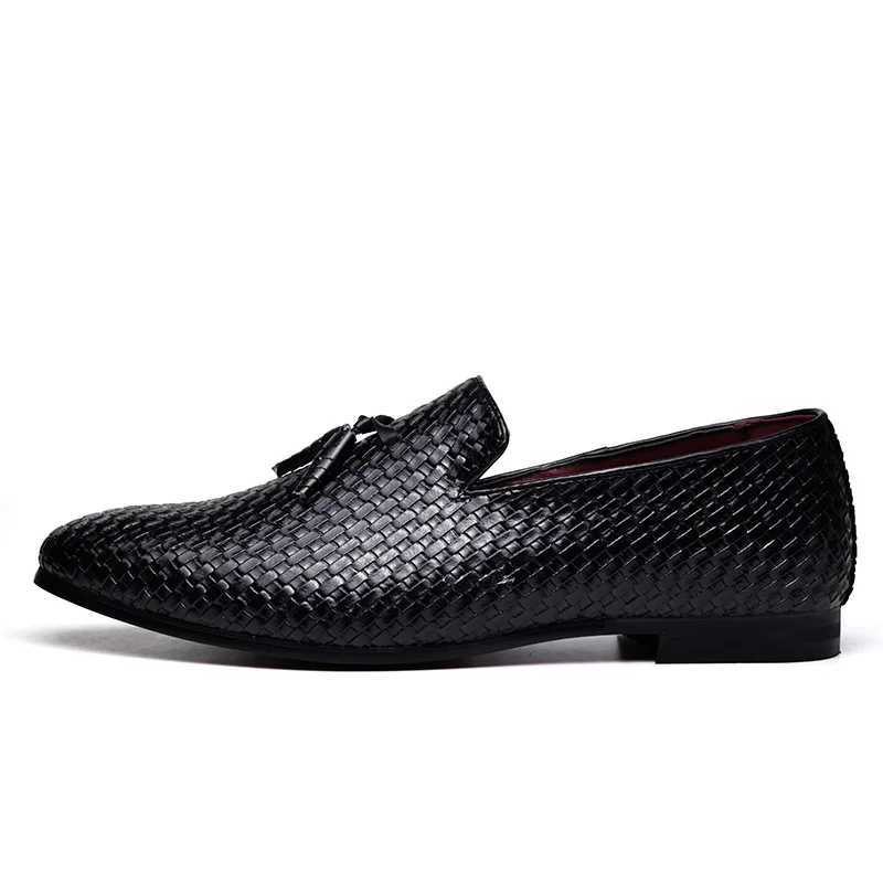 COSIDRAM Слипоны мужские повседневные туфли из искусственной кожи обувь для