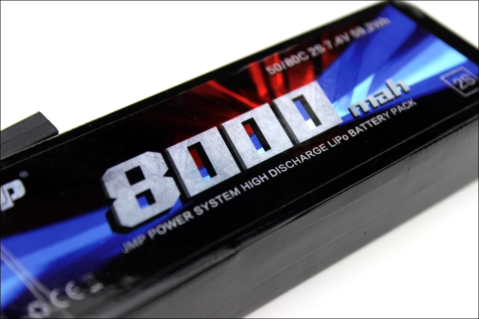 2pcs JMP Lipo Battery 2S 8000mAh 7.4V Pack 50C for TRAXXAS SUMMIT E-REVO 1/7 UNLIMITED HPI FLUX | Игрушки и хобби