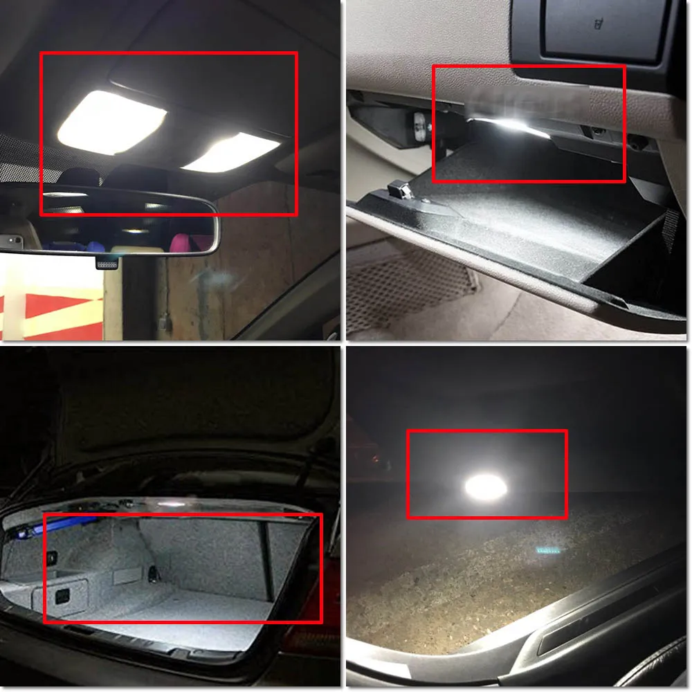 

Canbus LED Lamp Interior Map Dome Trunk Plate Light Bulbs For Subaru XV 2013-2015