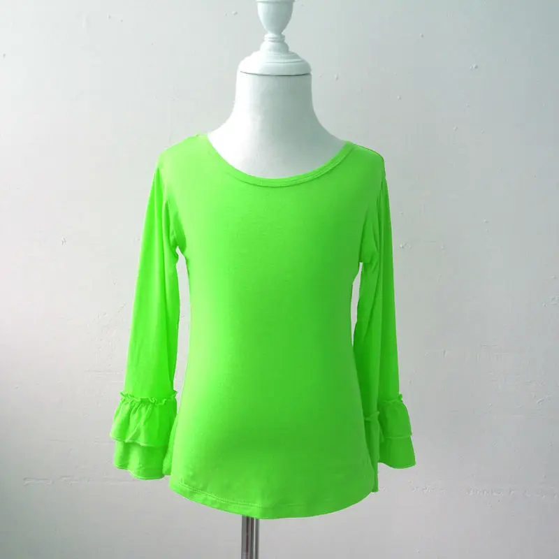 Лидер продаж пустая рубашка для девочек топ Оригинальная одежда маленьких