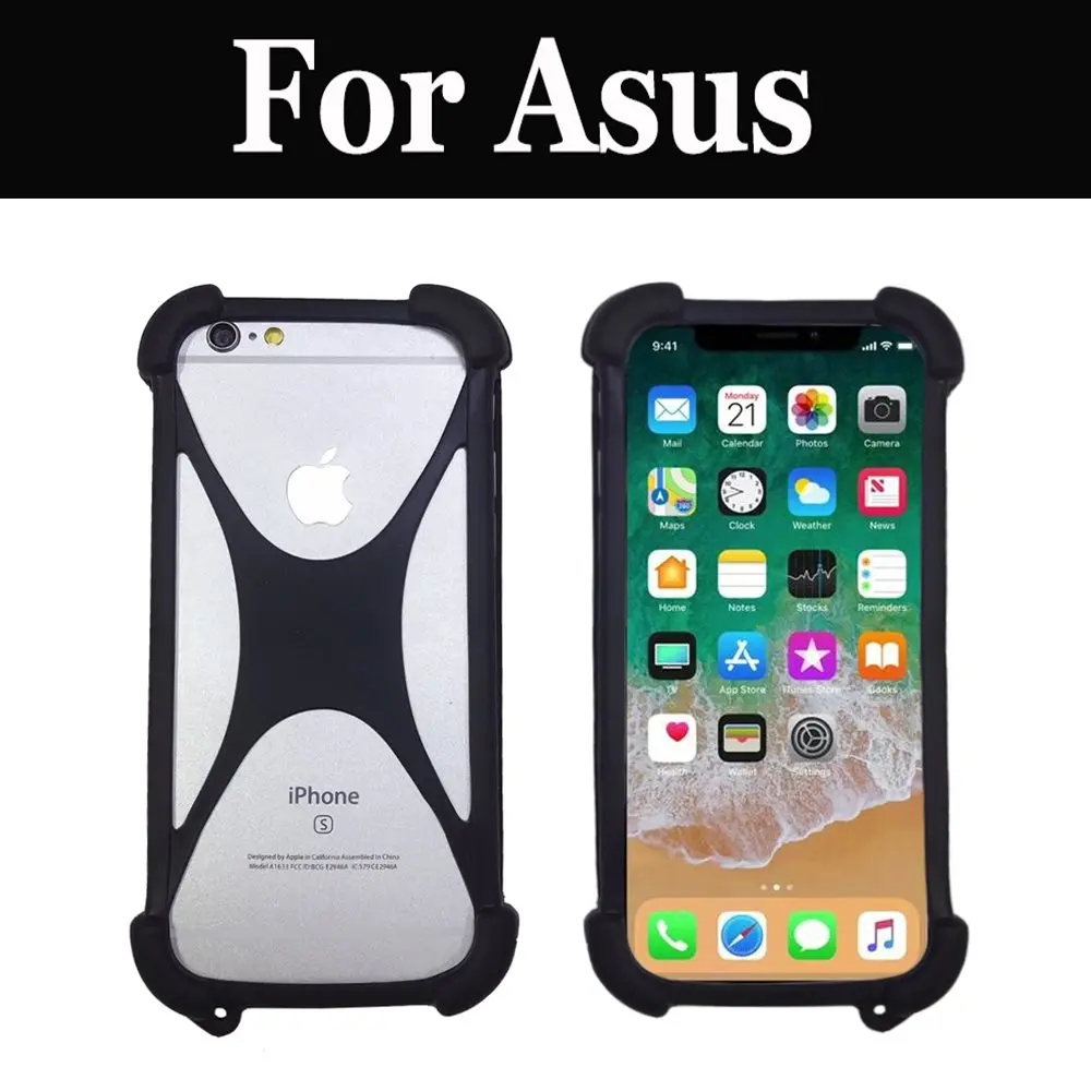 Бампер силиконовый прозрачный резиновый мягкий чехол для Asus ZenFone 4 Pro (ZS551KL) Selfie