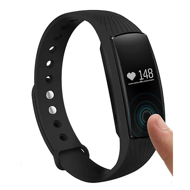 ID107 Bluetooth V4.0 Фитнес Трекер Монитор Cardiaco Smartband Сердечного ритма против fit бит miband 2 mi