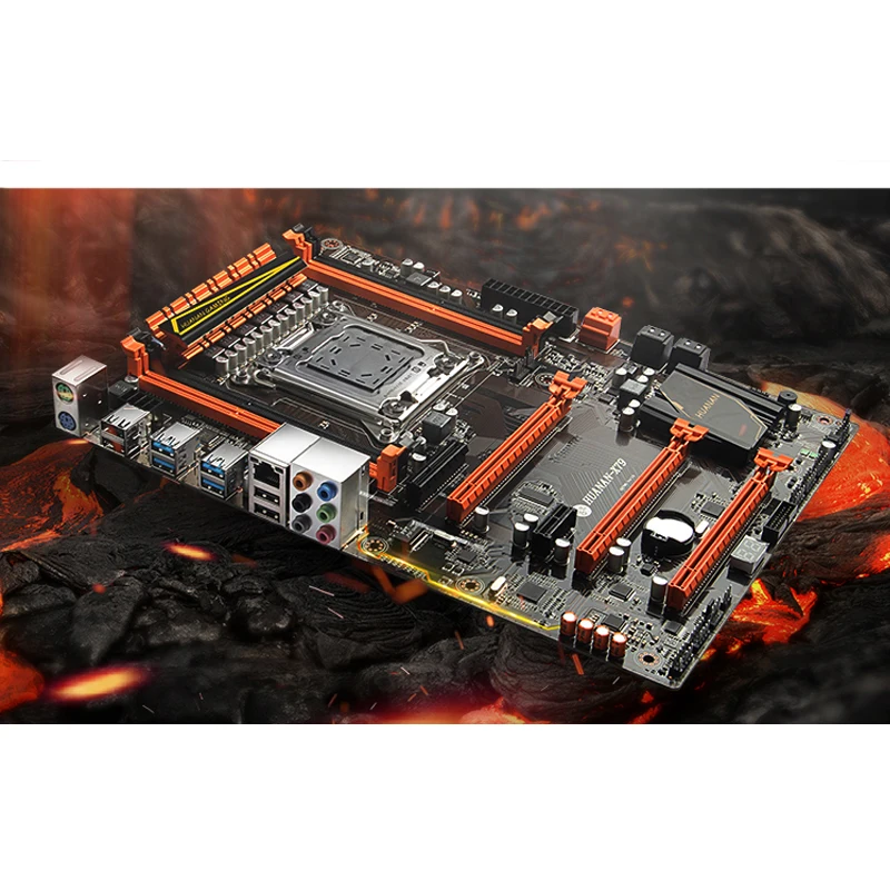 Verkauf NEUE ANKUNFT!!HUANAN Deluxe X79 Motherboard Mit Xeon E5 1620 SROLC CPU Und 16G(2*8G) DDR3 RECC RAM Alle Vor Verschiffen Geprüft Werden