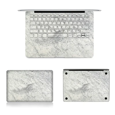 Белая мраморная серия, наклейка для ноутбука s для Macbook Air Pro retina 11 12 13 15, супертонкая защитная наклейка для ноутбука всего тела - Цвет: Option 6