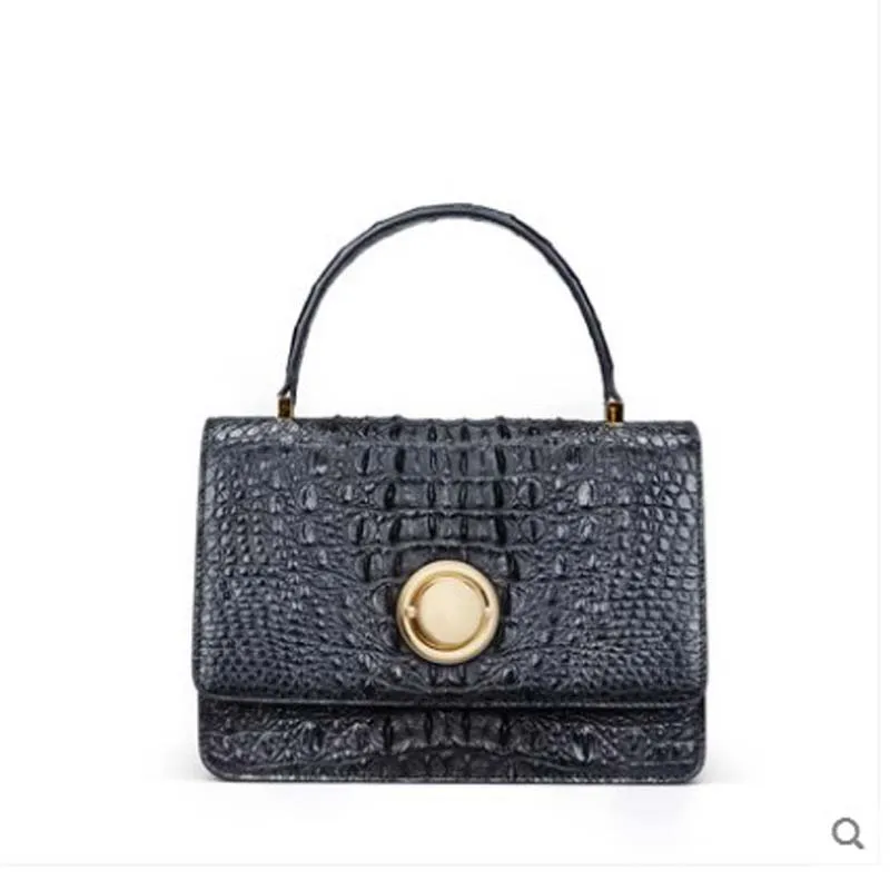 Новинка 2019 сумка gete из тайской крокодиловой кожи для женщин через плечо на одно