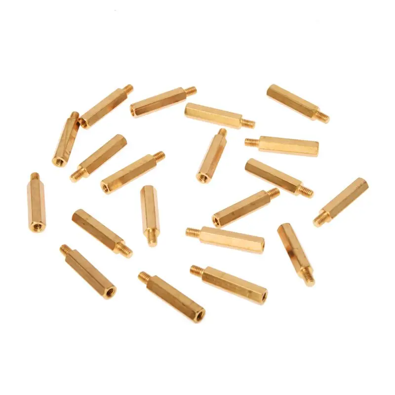 20 Pcs Male to Female Threaded Hexagonal Standoff Spacer M4x25mmx31mm | Обустройство дома