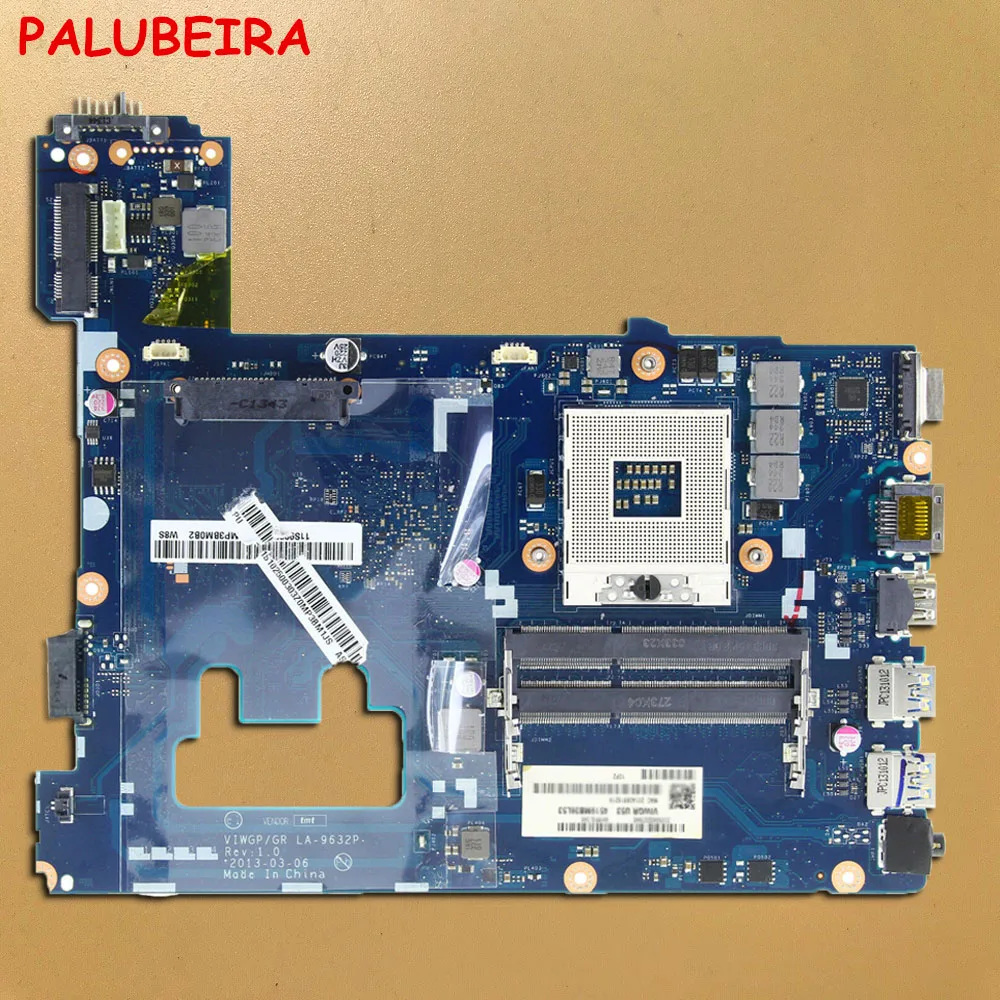 Материнская плата для ноутбука Lenovo G400 модель VIWGP/GR LA 9632P DDR3 HM70 100%