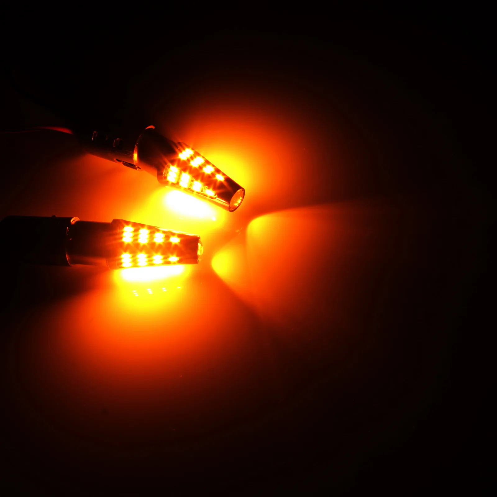 ANGRONG 2x581 PY21W BAU15s 48 SMD светодиодный бокосветильник указатель поворота Индикатор