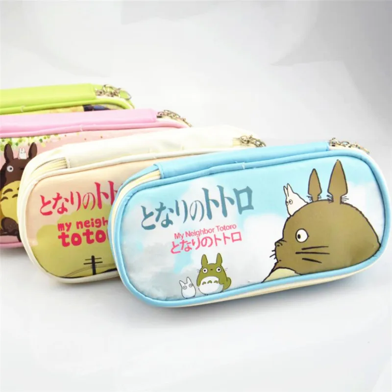 Мультфильм Тоторо Пенал Kawaii PU пенал большой емкости милый канцелярский футляр