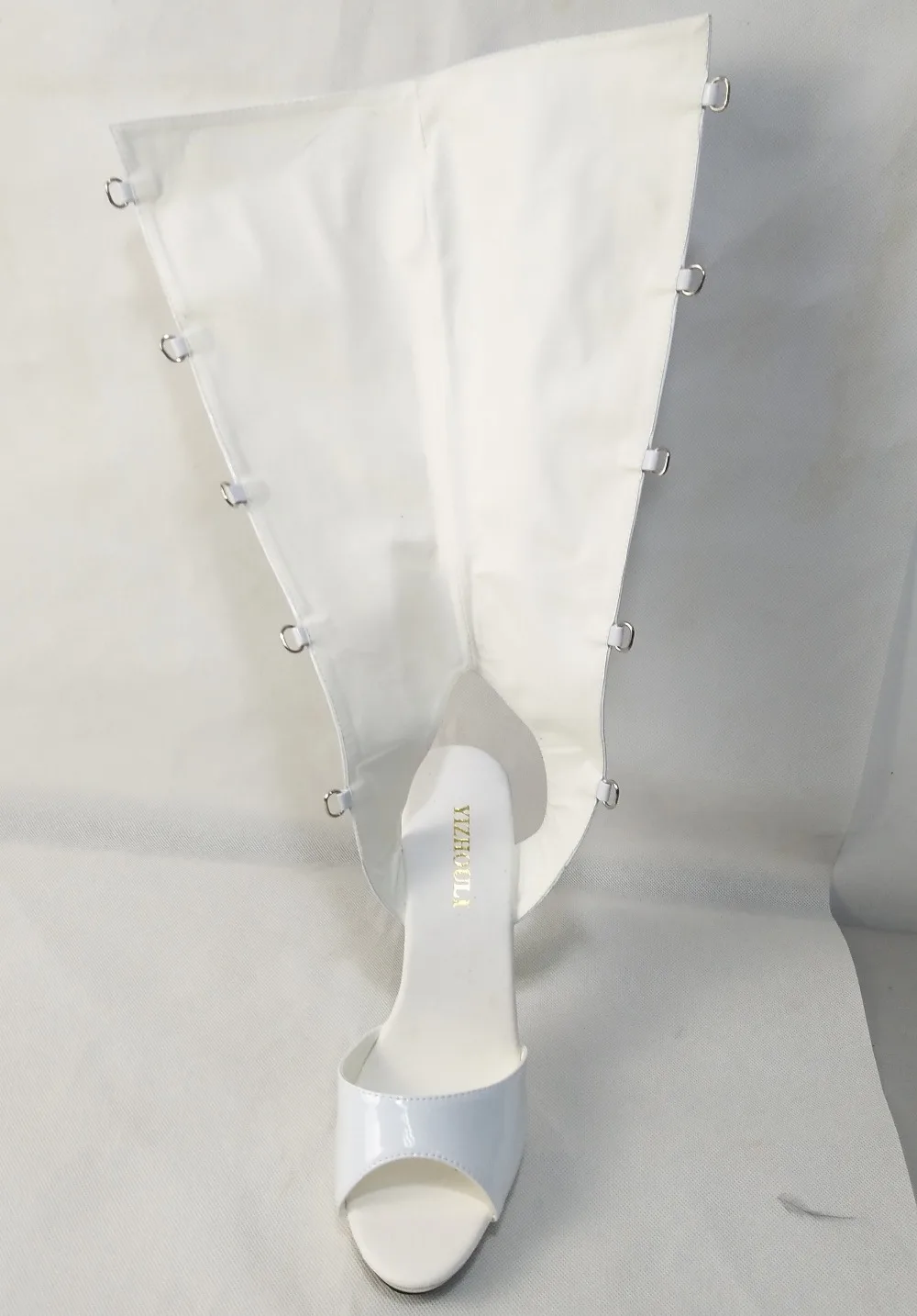 Обувь для сцены обувь на высоком каблуке 15 см пикантные ботинки с открытым носком