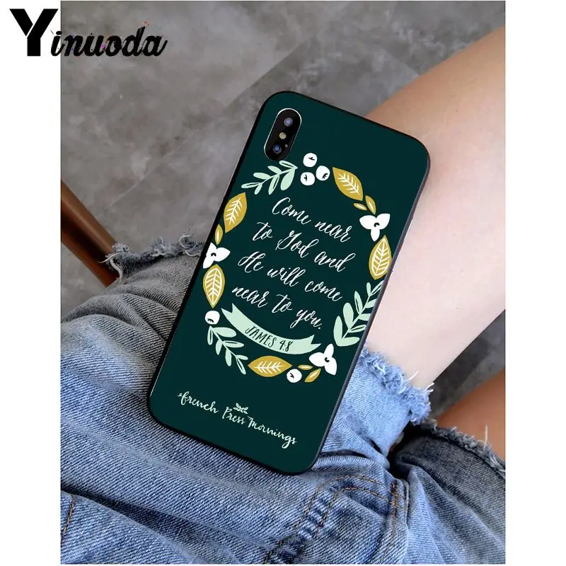 Чехол для телефона Yinuoda с текстом из Библии филиппинскими мотивами Иисусом