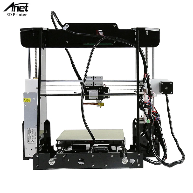 Anet нормальный A8 3d принтер большой размер печати высокая точность Reprap i3 DIY 3D набор