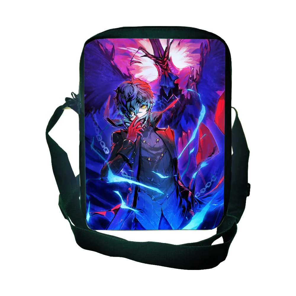 

Shin Megami Tensei PERSONA 5 Shoulder Bag Students Men Women Crossbody Bag New Beautiful Teens Small Messenger Handbags