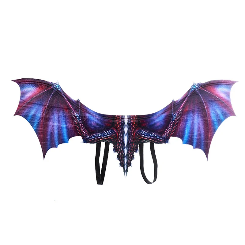 DS18004-Purple Горячая Распродажа, косплей, игра трона, костюм дракона, маска крылья, взрослые костюмы на Хэллоуин для женщин и мужчин, взрослые латексные маски Dinosaurio, вечерние - Цвет: DS18004-Purple