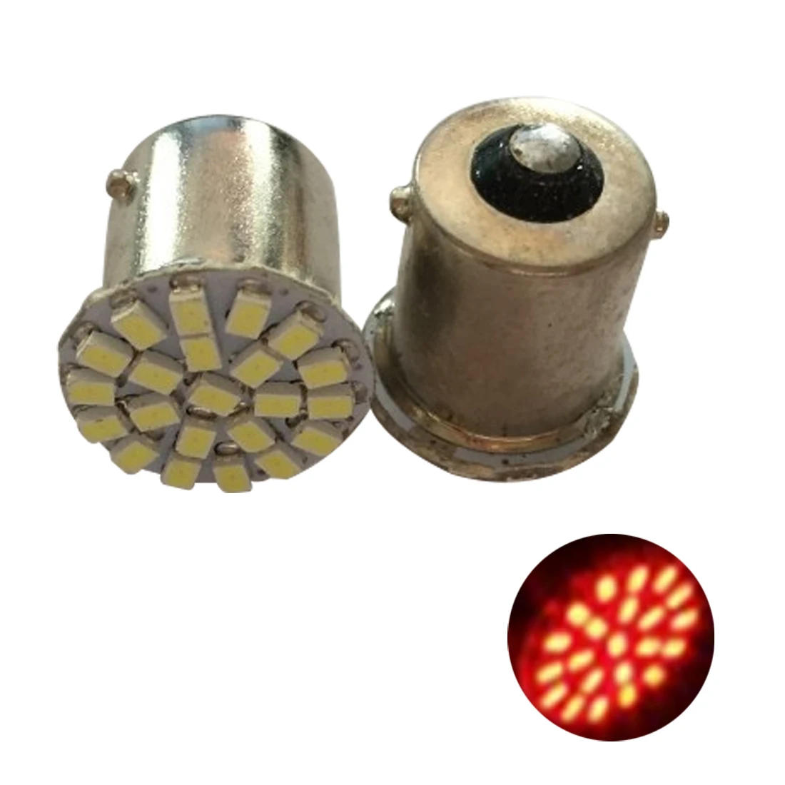 1156 22SMD P21W BA15S светодиодный автомобильная лампа Авто Передние стоп сигналы