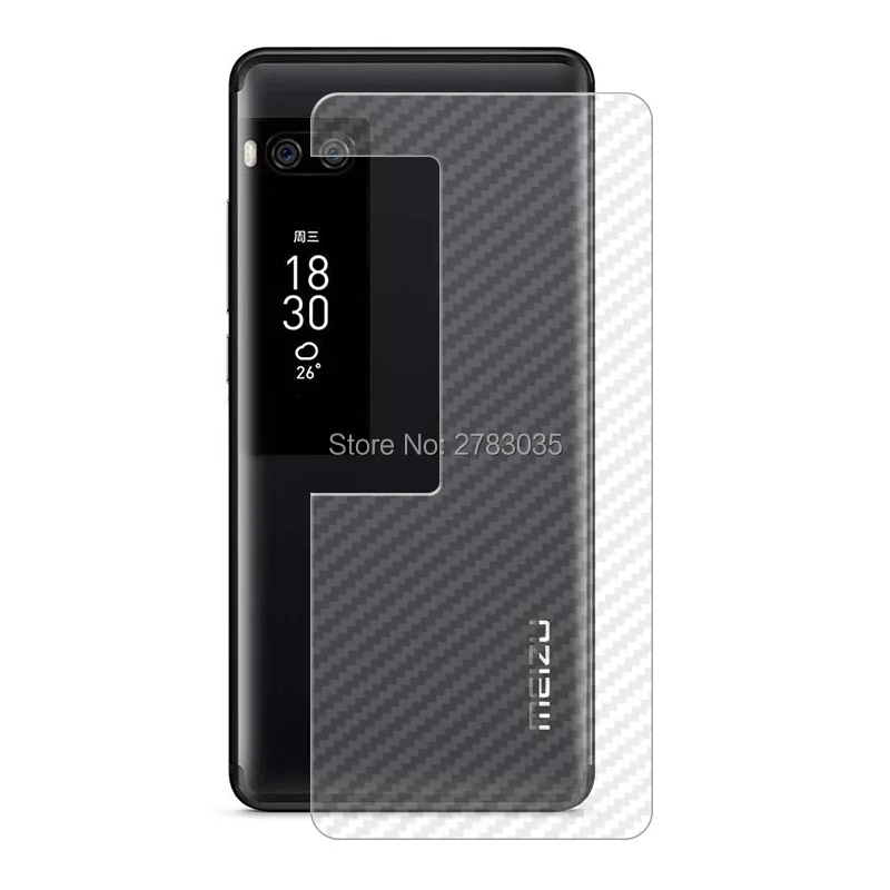 Для Meizu Pro 7 pro7 5 2 &quot1 комплект = мягкая задняя пленка из углеродного волокна +