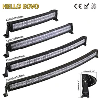 hello eovo 22 32 42 52 inch curved led light bar led bar work light for driving offroad car tractor truck 4x4 suv atv 12v 24v