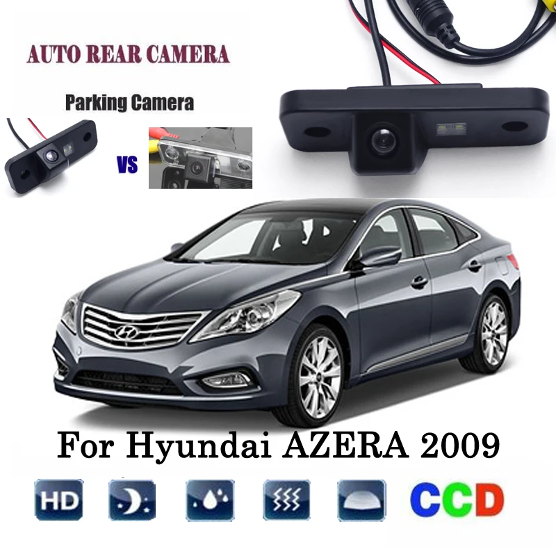 

Reversing camera For Hyundai AZERA 2009 Instead of Original Factory License plate camera / RearView Camera