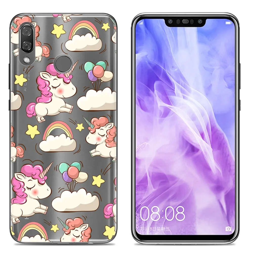 New Arrival Phone case For Huawei Nova 3 6.3-inch Fashion Design Art Painted TPU Soft Case Back Cover Shell |