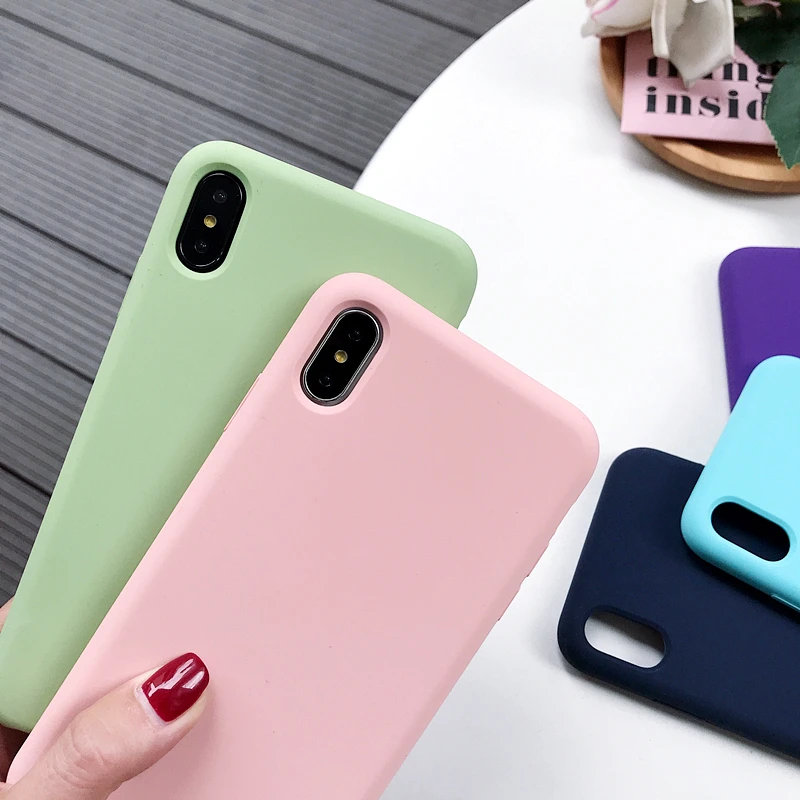 Официальный стиль жидкий силиконовый чехол для Apple iPhone X Xs чехол для MAX XR чехол s для iPhone 7 8 Plus 6 6s 5S без логотипа