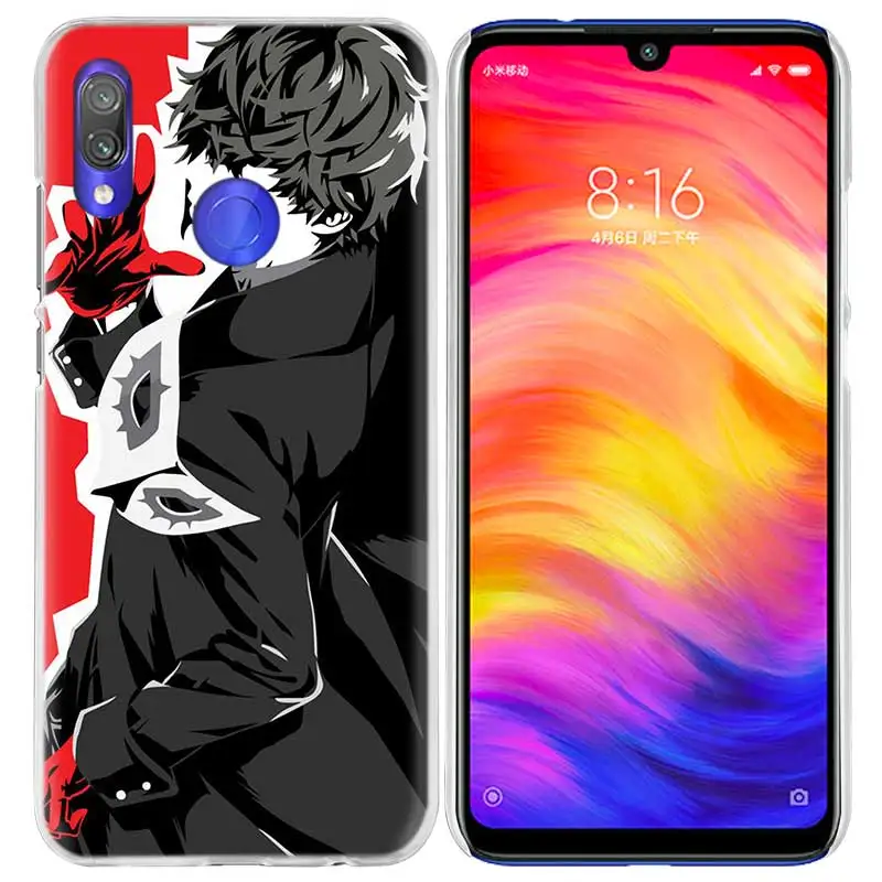 Чехол для телефона P5 Persona 5 аниме для Xiao mi Red mi Go Note 7 6 6A Pro S2 5 5A 4X mi A1 A2 9 mi x 3 5G 8 lite Play F1