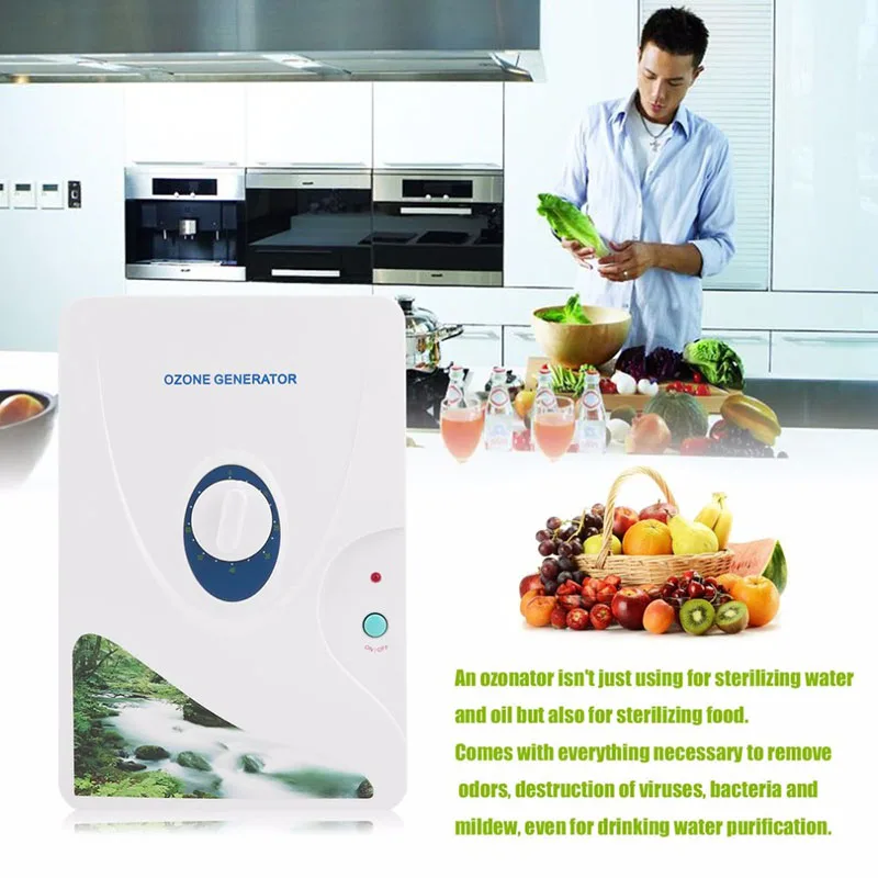 

Air Purifier Fruit And Vegetable Sterilizer Eu Plug 220v Us Plug 110v Ozone Concentration 600mg/h