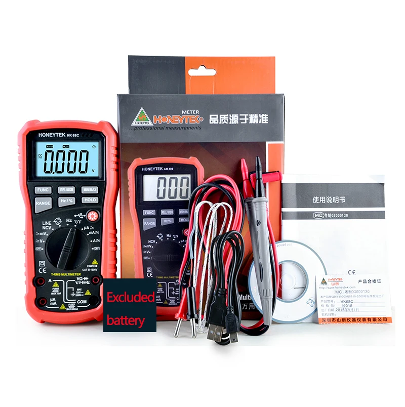 HK68C Safety Standard CTA|||1000V True RMS 400 Multimeter USB Interface For PC Communications Digital Meter | Инструменты