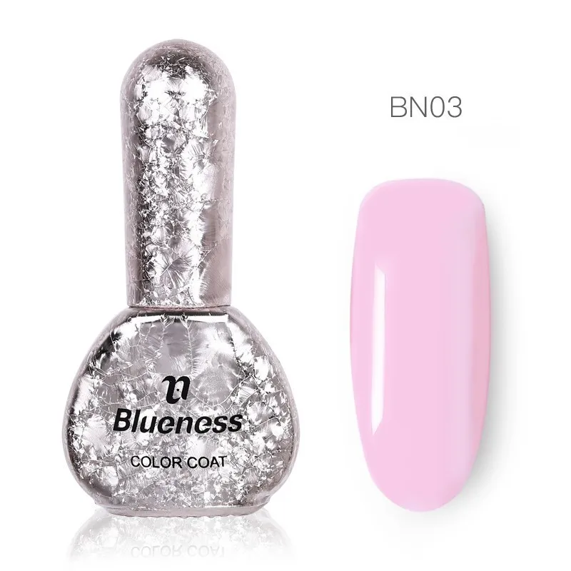 3 Blueness, 12 цветов, 6 мл, Гель-лак для ногтей, розовая серия, стойкий УФ-лак для ногтей, полиполивинилхлоридный лак для ногтей, сделай сам, набор для украшения, BNP015 - Цвет: 3