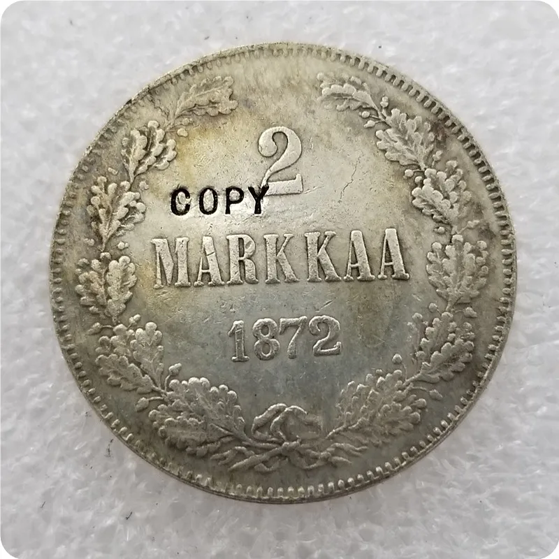 1865S 1874S Finland 2 markkaa копия монеты|Безвалютные монеты| |