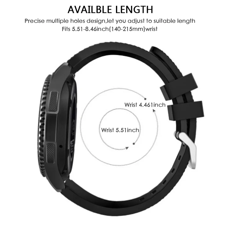 Ремешок для Samsung Gear S3 Frontier Classic сменный Браслет Galaxy 22 мм|Смарт-аксессуары| |
