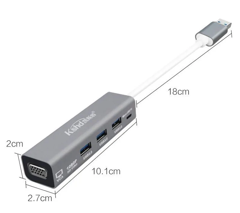 Док-станция USB 3 0 на и VGA hub для surface pro 5 6 | Компьютеры офис