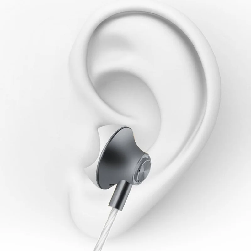 Metal Earphone Earbuds Stereo Sport Headphone Noise Isolating Headset with Mic for iphone Xiaomi Samsung Mobile phone Universal |