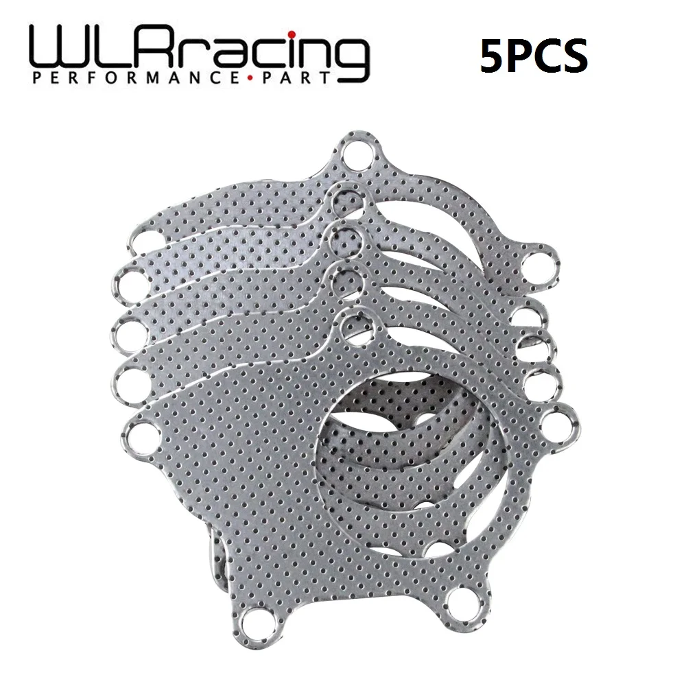 WLR RACING-5 шт. T3-T4 5-болт серии B/D турбо коллектор выхлопной трубы графитовый