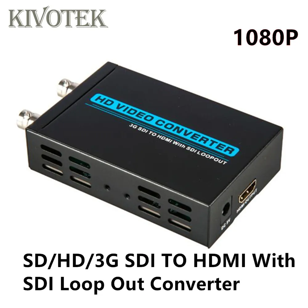 SD SDI HD 3G в HDMI конвертер адаптер с BNC Женский Разъем петля выход для CCTV HDTV монитор